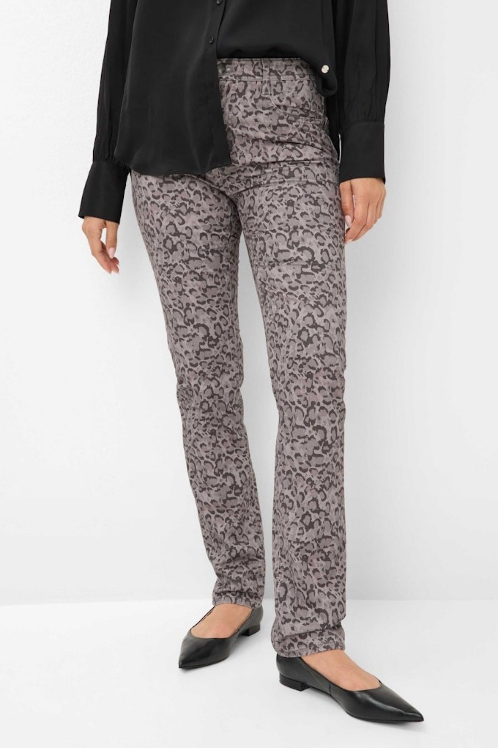 Brax Mary Pant Leo Print