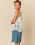 Broderie S/L Top