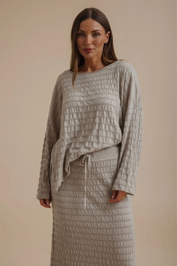 Waves Pleat Skirt