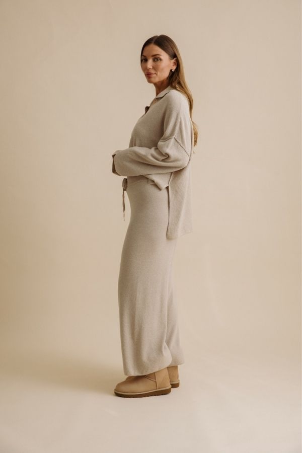 Winter Retreat Collar Pullover