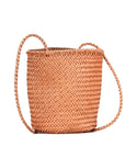 Sorrento Woven Bucket Bag Nude