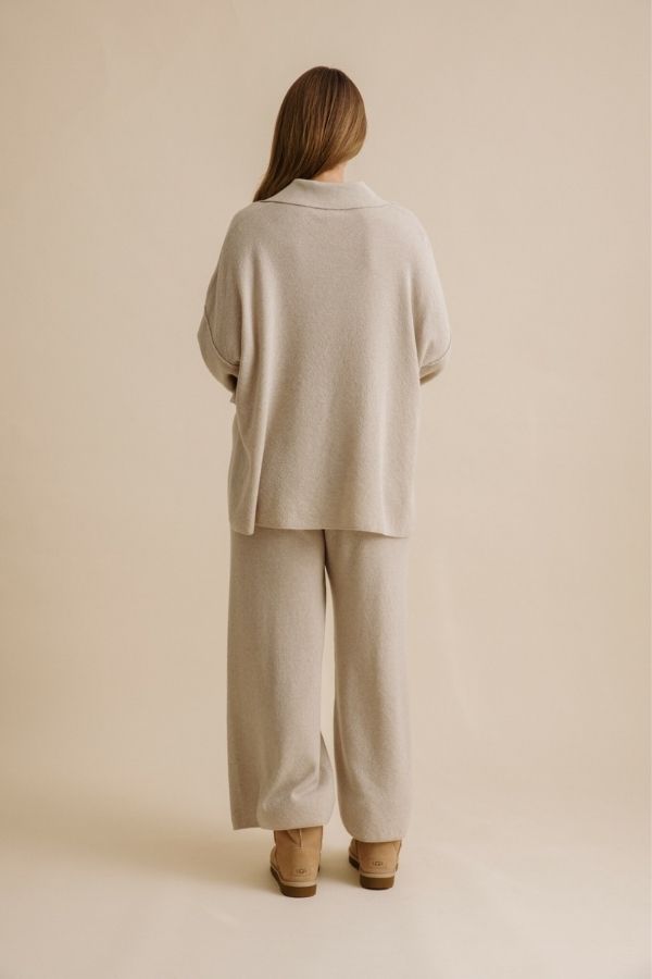 Winter Retreat Collar Pullover