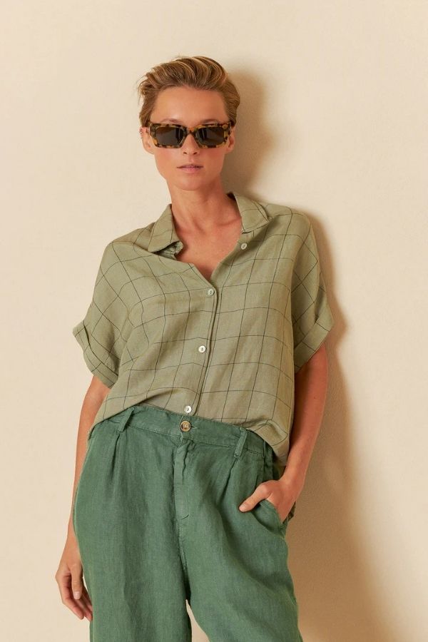 Windowpane Check  Shirt