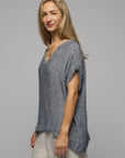 Imogen Top Blue Marle