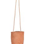 Sorrento Woven Bucket Bag Nude