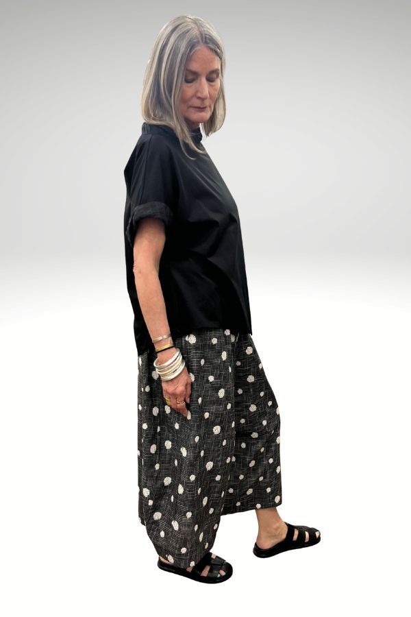 Embroidered Spot Pant