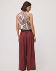 Cotton Tulip Pant Merlot