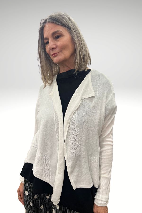 Knit Detail Cardi