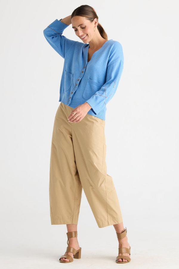 Barrel Leg Pant Peanut Butter