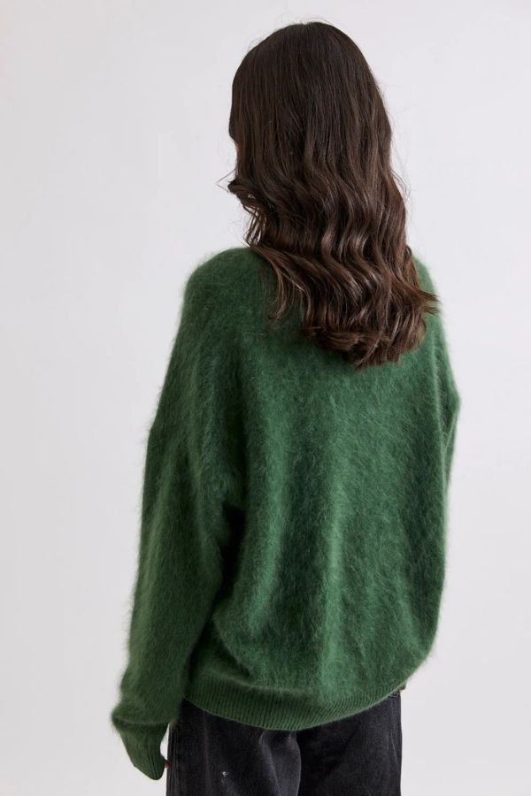 Lenni V Knit Dark Forest