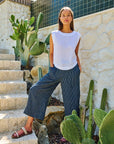 Cropped Linen Pant Streamlined