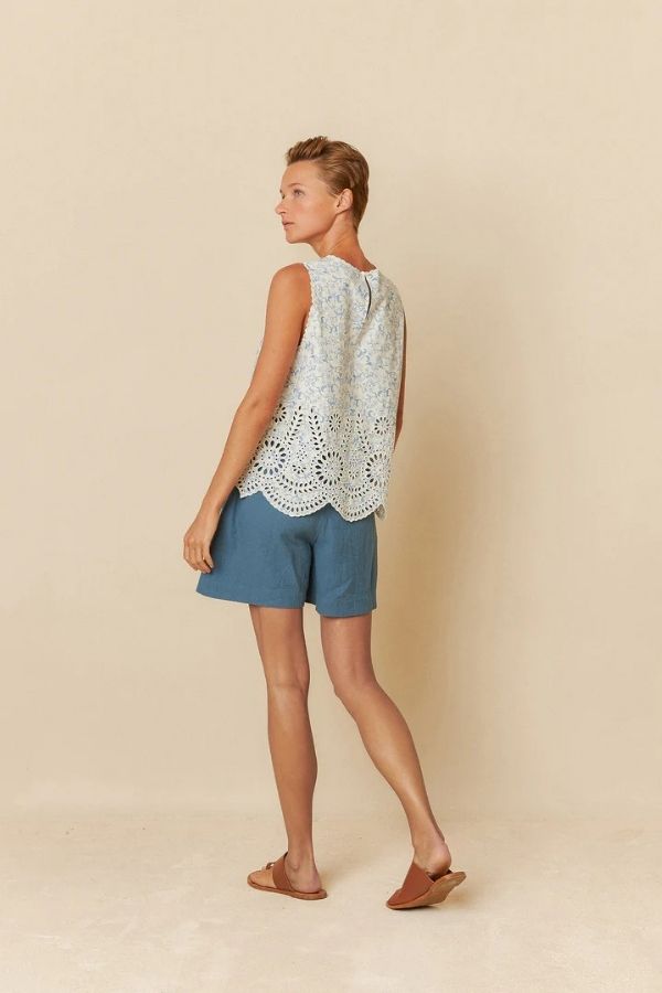 Broderie S/L Top