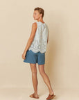 Broderie S/L Top