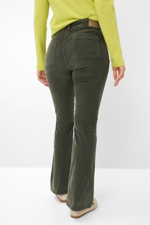 Brax Shakira Cord Slim Bootleg Jean