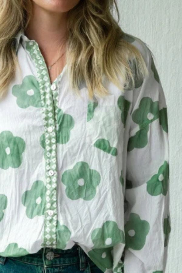 Poppy Flower Shirt Sweet Pea