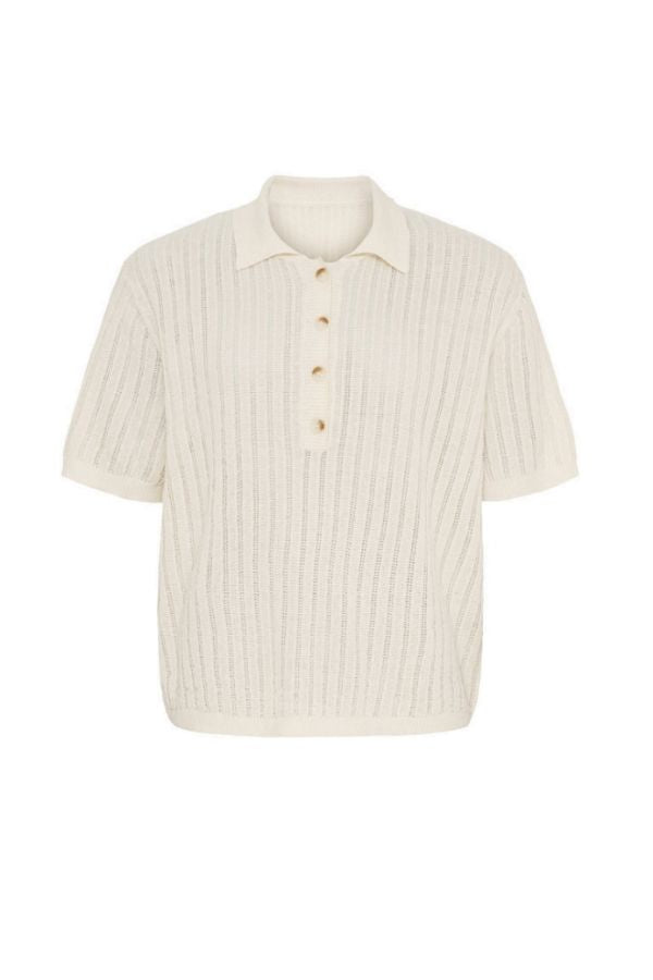 Amelia SS Knit Polo