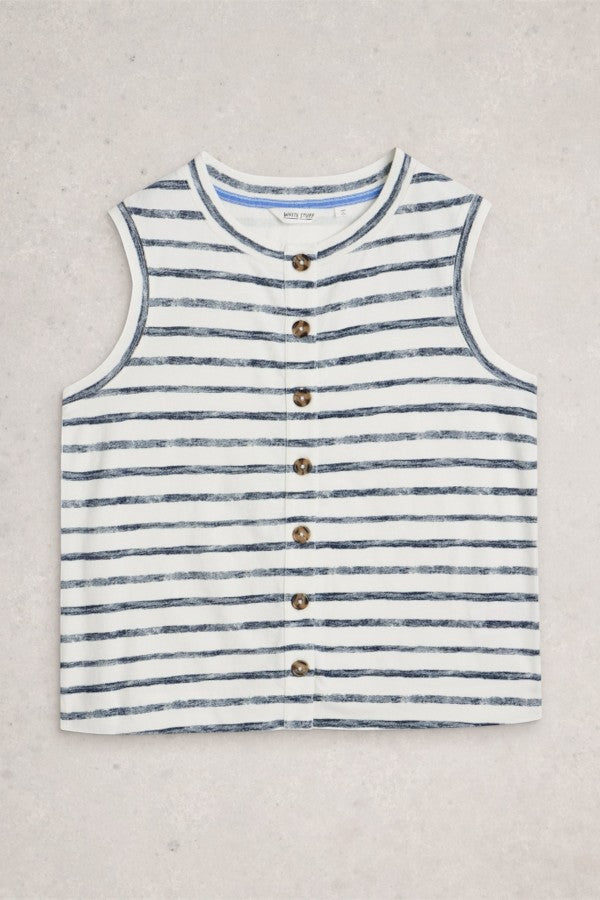 Simone Button Tank