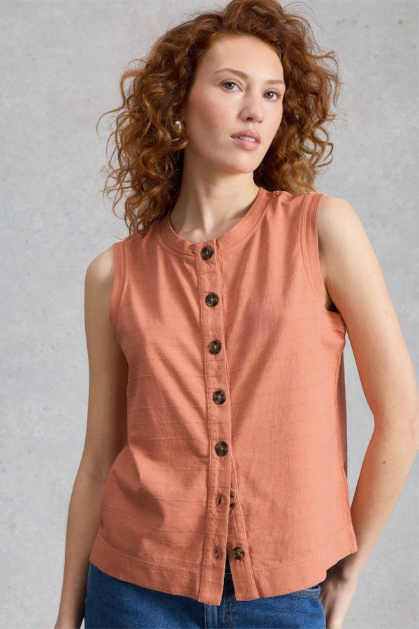 Simone Button Tank