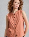 Simone Button Tank