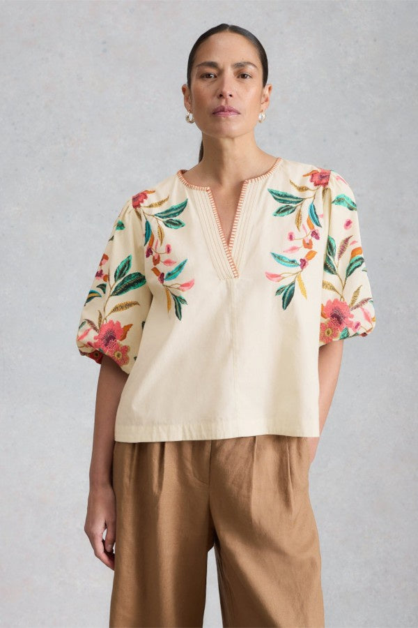 Maeve Embroidered Top
