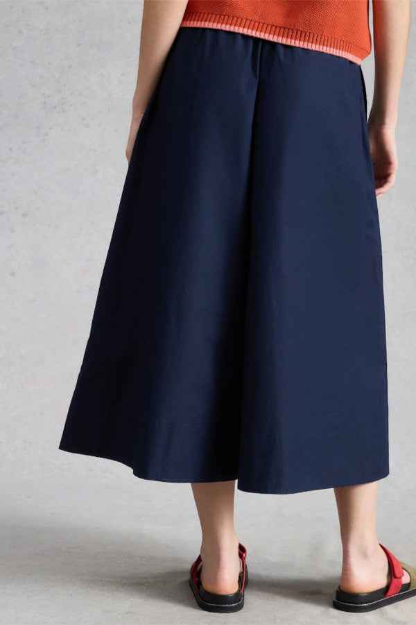Lauryn Poplin Wide Leg Crop Pant