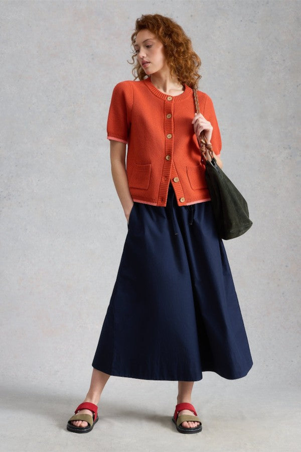 Lauryn Poplin Wide Leg Crop Pant