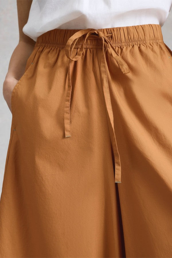 Lauryn Poplin Wide Leg Crop Pant