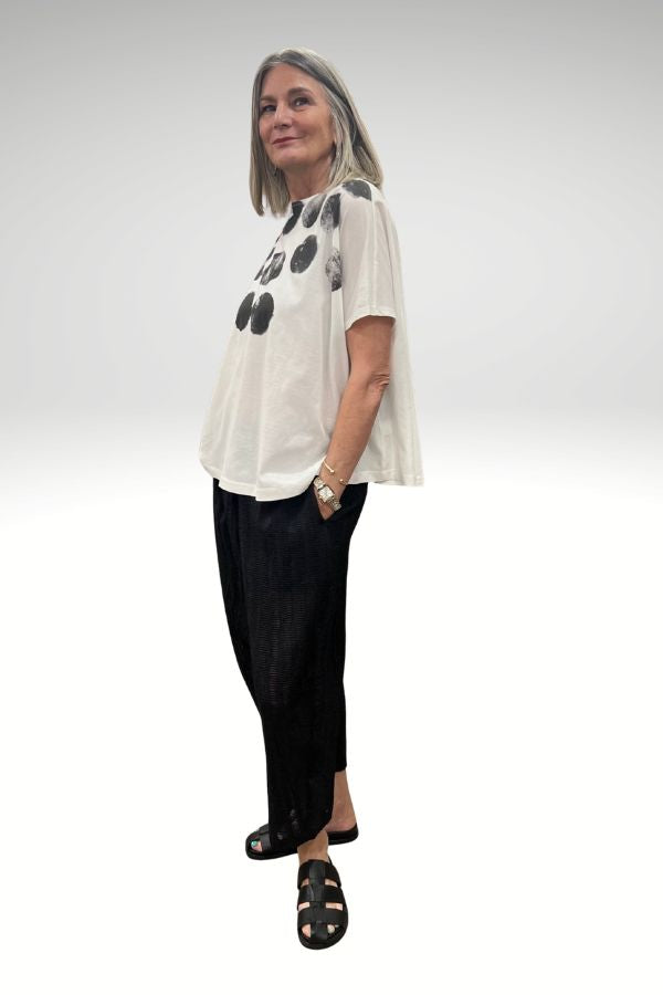 Spot SS Tee White