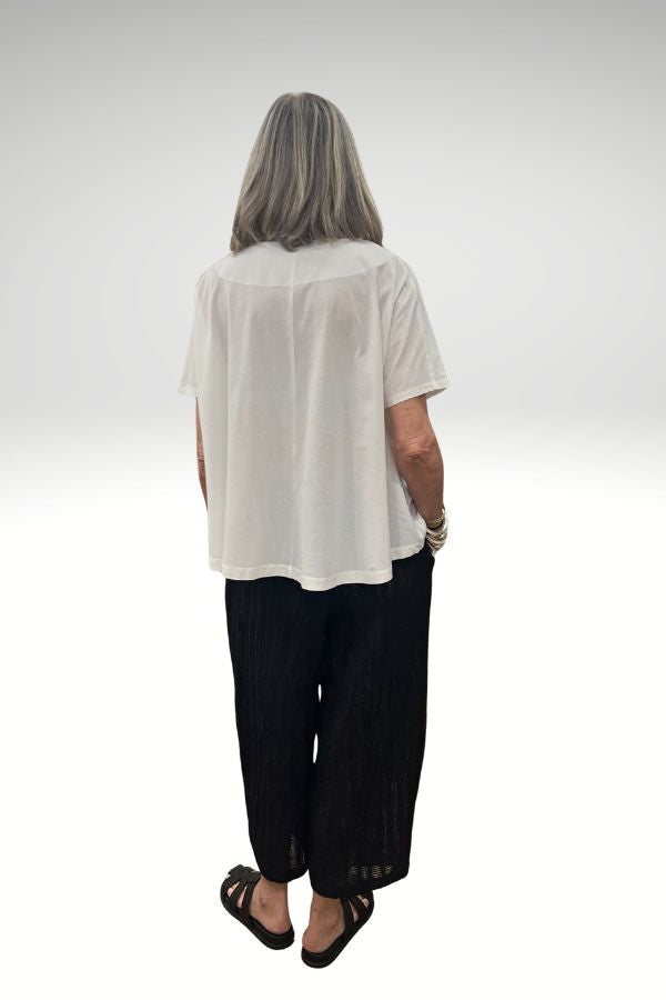 Spot SS Tee White