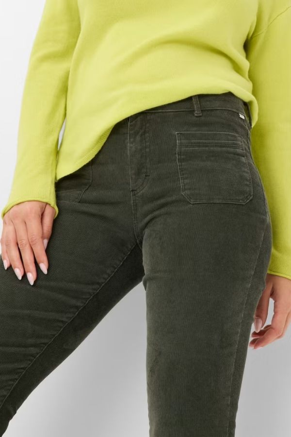 Brax Shakira Cord Slim Bootleg Jean