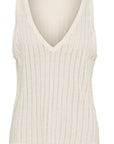 Amelia SL Knit Top White Sand
