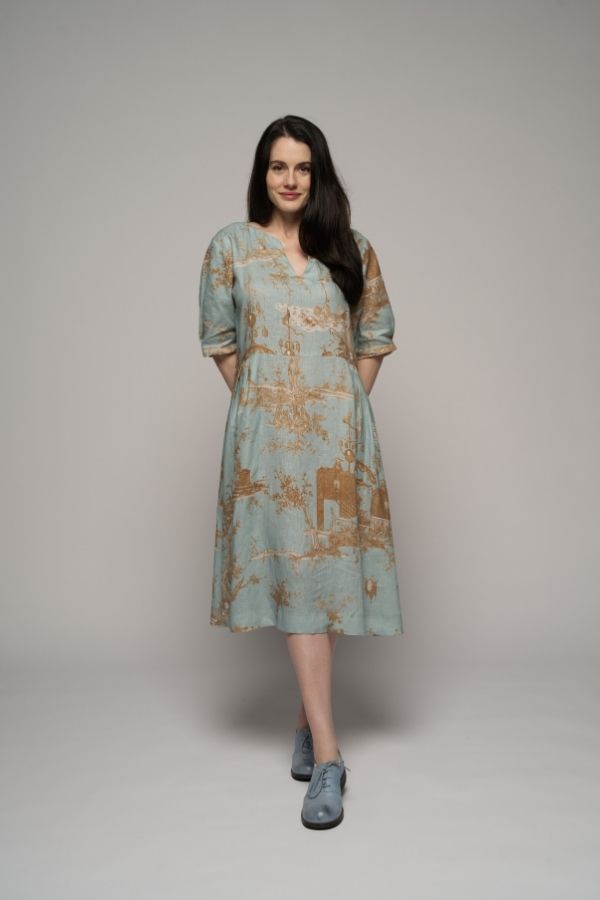 Toile Linen Dress
