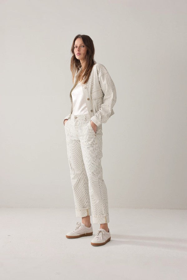 Stripe Straight Pant