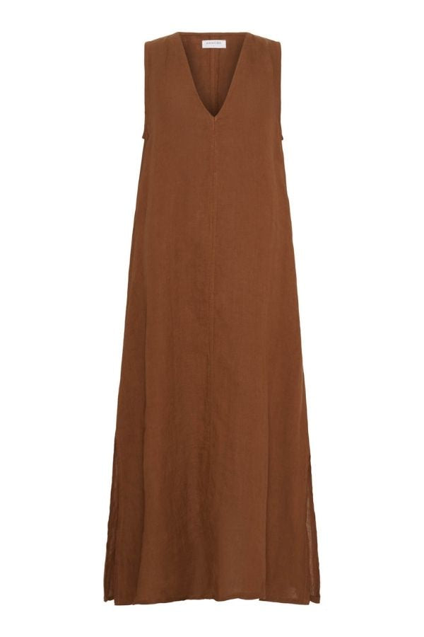 Venzia S/L Dress Cambridge Brown