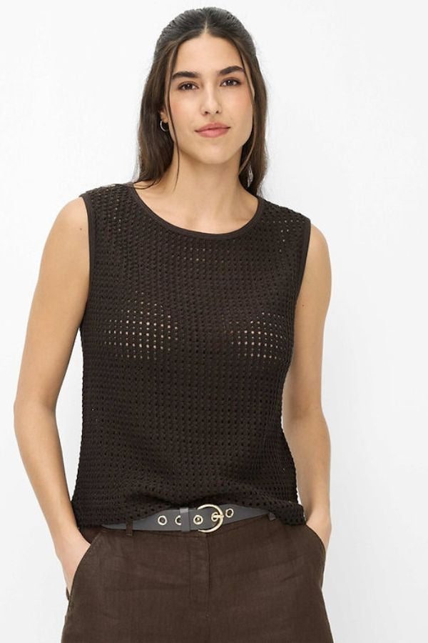 Ina Top Dark Ebony
