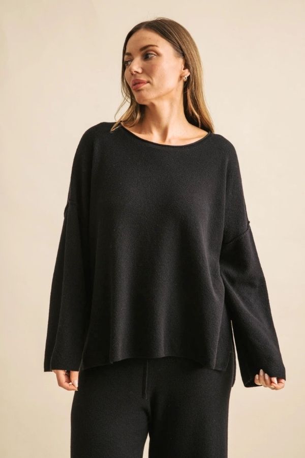 Winter Retreat Pullover Noir