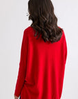 Margot V Neck Knit Poppy