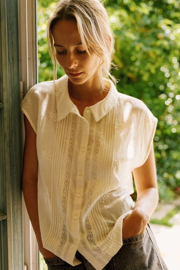 Lace Insert Top