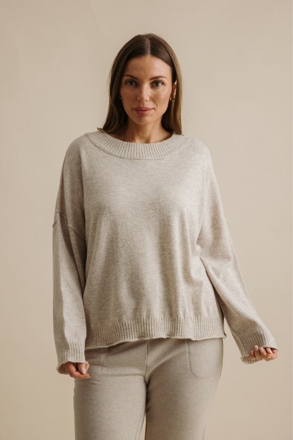 Elevate Crew Pullover Buckwheat