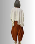 Barrel Leg Pant Terracotta