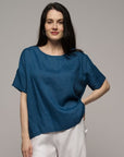 Versace Top Cobalt