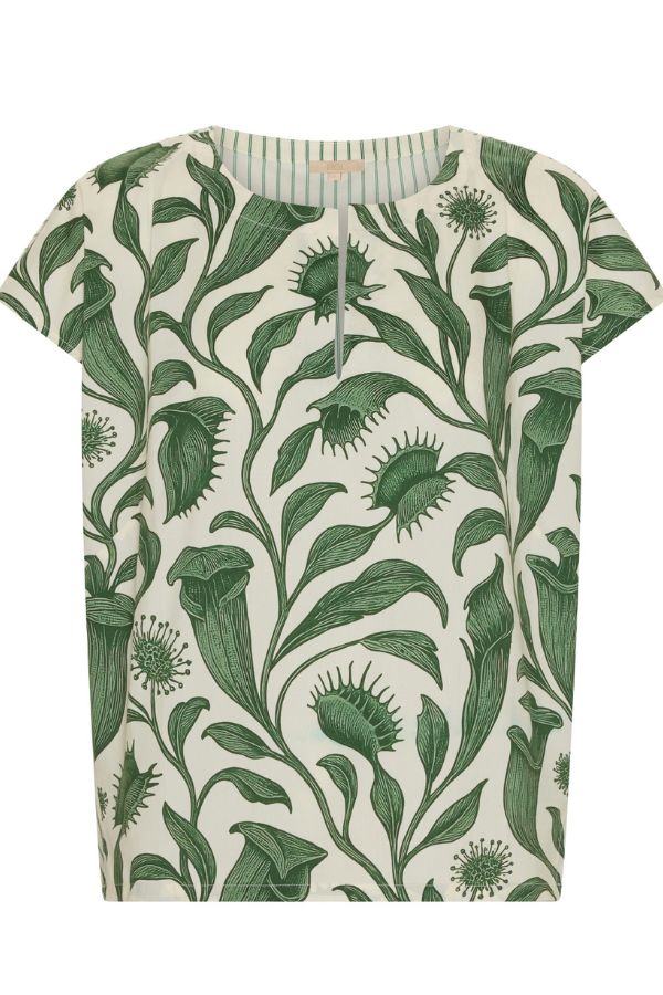 Botanica Top w Contrast Back