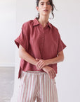Lumi Shirt Burnt Sienna