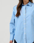 Direction Stripe Shirt Sky