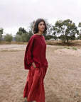Ulla Skirt Terracotta