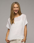 Gauze Tee White