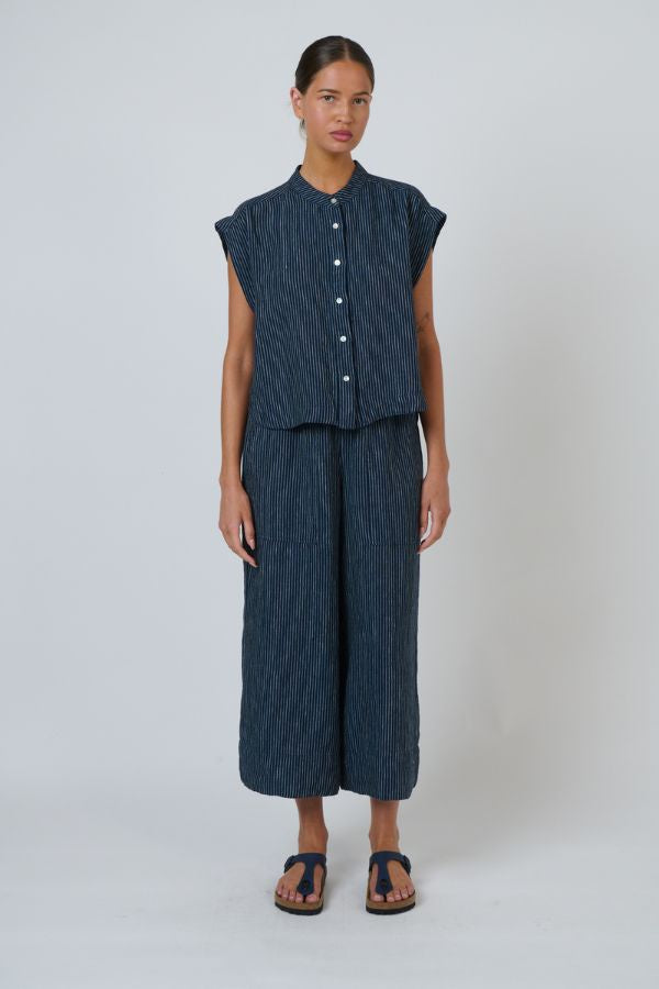 Cropped Linen Pant Streamlined