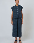 Cropped Linen Pant Streamlined