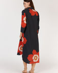 Poppy Shirt Dress Red