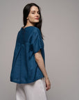 Versace Top Cobalt